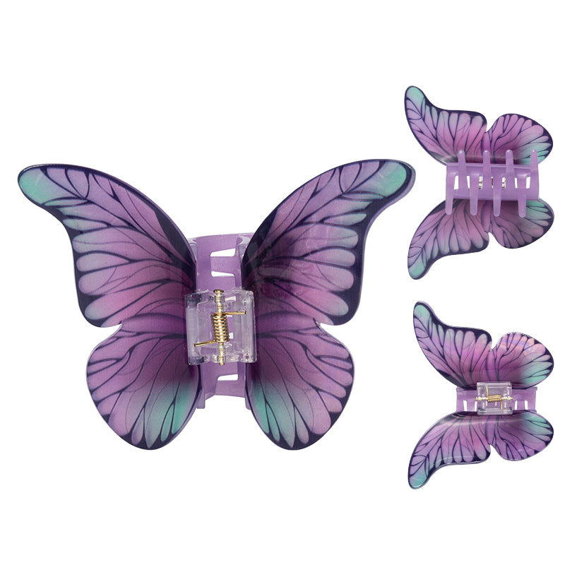 Purple Morpho Hair Butterfly Claw Beauty Gift