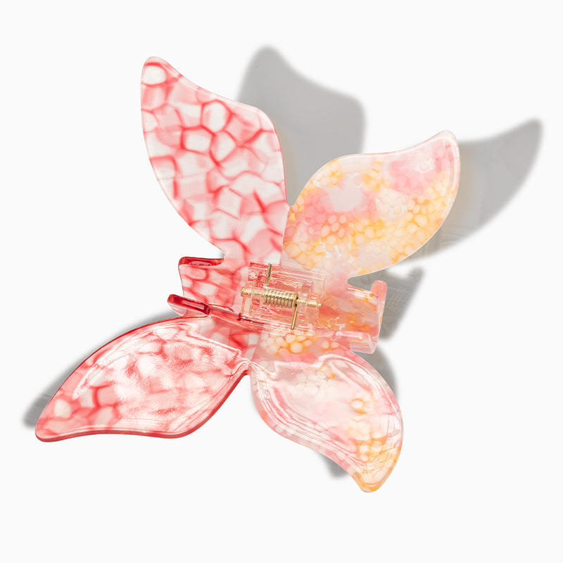 Pink Butterfly Hair Animal Claw Beauty Gift