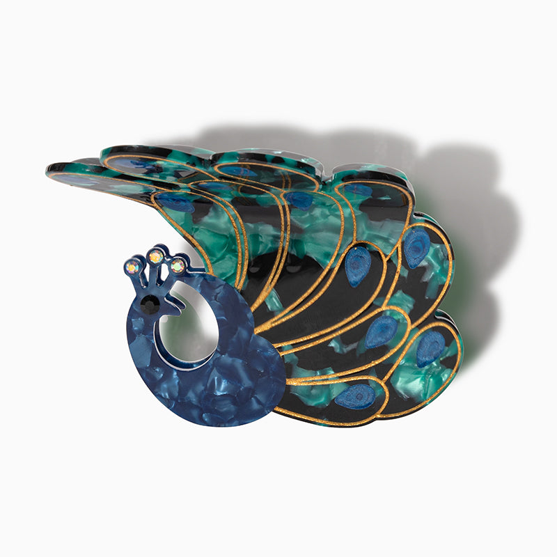 Peacock Animals Hair Claw Beauty Gift