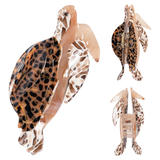 Brown turtle Ocean Hair Claw Beauty Gift