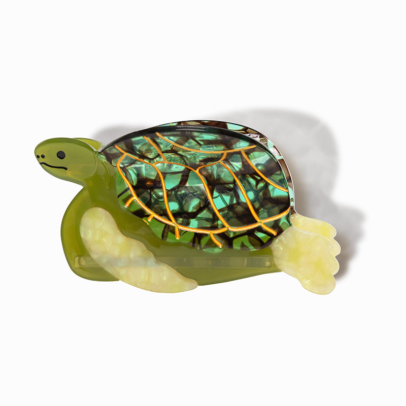 Green Sea Turtle Ocean Hair Claw Beauty Gift