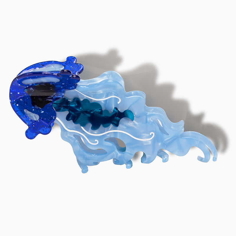 Blue Jellyfish Ocean Hair Claw Beauty Gift