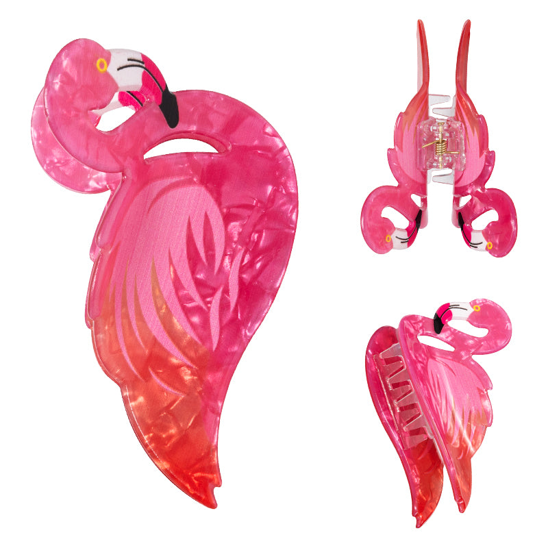 Flamingo Animals Hair Claw Beauty Gift