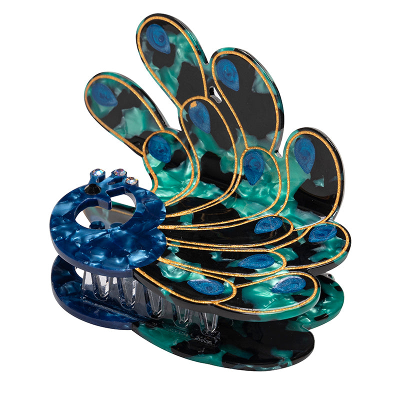 Peacock Animals Hair Claw Beauty Gift