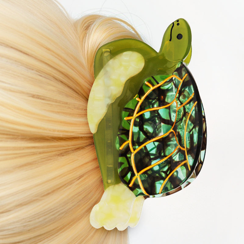 Green Sea Turtle Ocean Hair Claw Beauty Gift