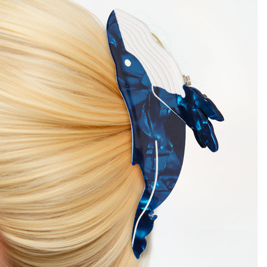 Blue Whale Ocean Hair Claw Beauty Gift