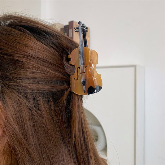 Violin Hair Claw Beauty Gift