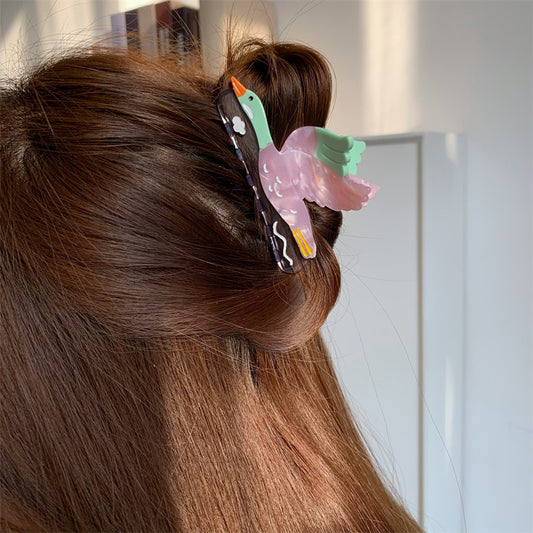 Goose Animal Hair Claw Beauty Gift
