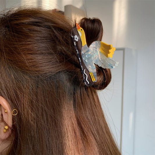 Goose Animal Hair Claw Beauty Gift