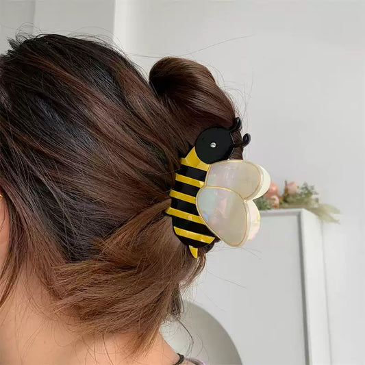 Bee Insects Animal Hair Claw Beauty Gift