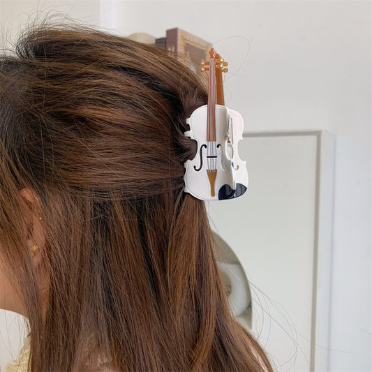Violin Hair Claw Beauty Gift