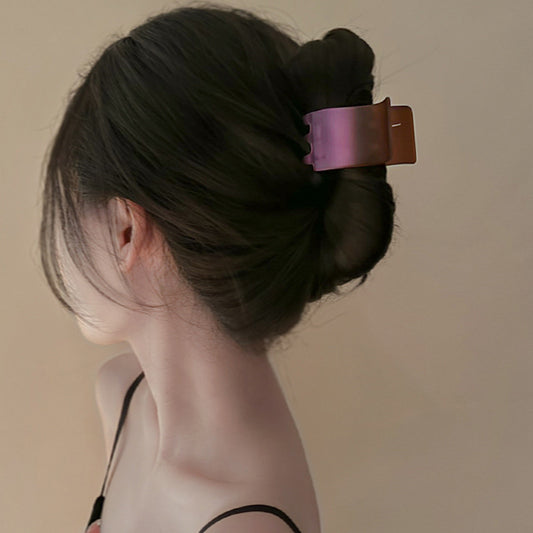 Gradient Matte French Hair Claw Beauty Gift