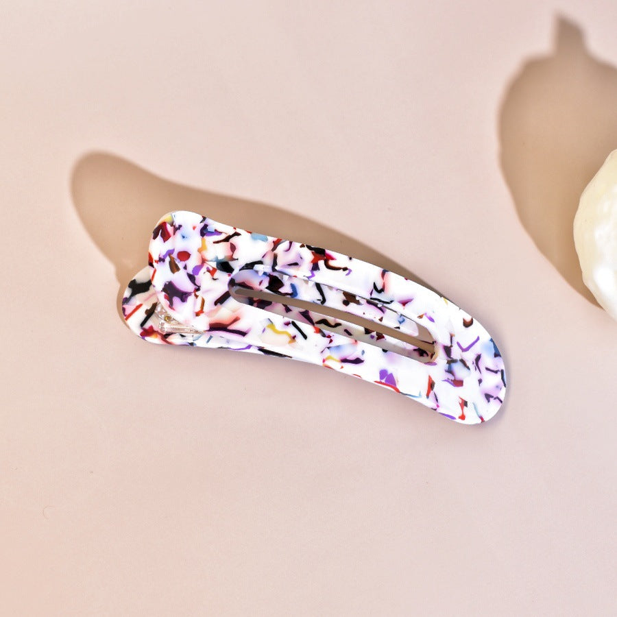 Flat Claw Drive Safe Lay Down Clip Acetic acid  Hair Claw Daily OOTD Beauty Gift