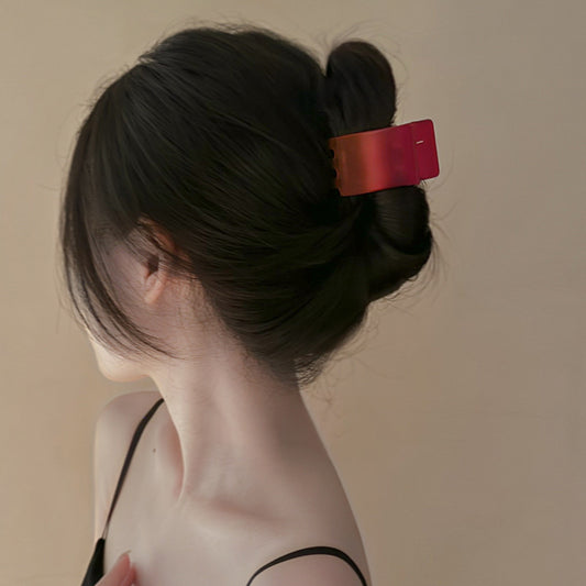 Gradient Matte French Hair Claw Beauty Gift
